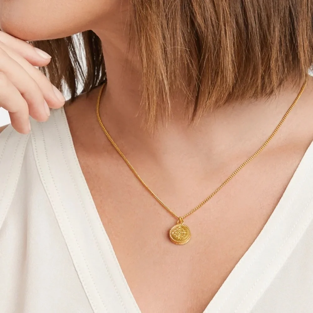 Julie Vos Fleur -de-Lis Solitaire Necklace - Picture 2 of 4